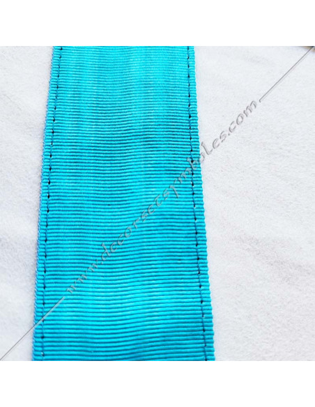 VRF031B-collars-collerettes-ribbons-masonic-vmi-worshipful-master-installed-french-groussier-rite-fm-symbols-decorations