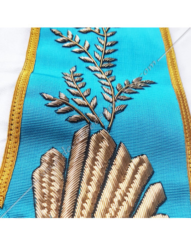 VRF0721B-sautoirs-cordons-maconniques-venerable-passe-maitre-honneur-rite-francais-groussier-fm-banderole-acacia-branches