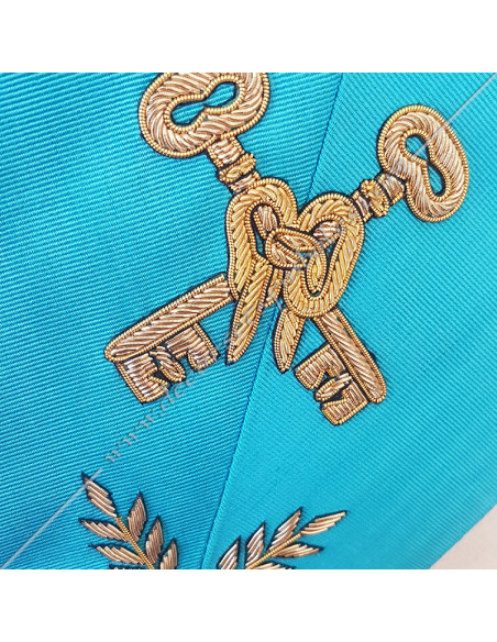 SRF001B-masonic-collars-sashes-officers-treasurers-french-rite-groussier-acacia-keys-accessories-fm-tools