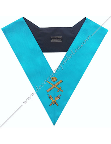 SRF006B-officer-collars-greats-experts-french-groussier-rite-masonic-sashes-lodges-accessories-tools-gifts-fm
