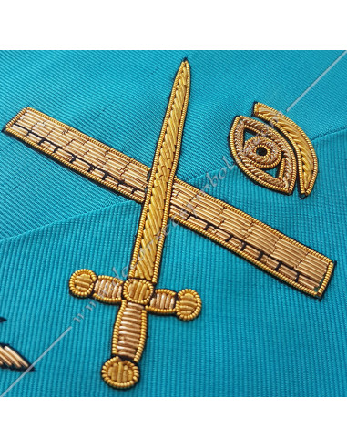 SRF006B-officer-collars-greats-experts-french-groussier-rite-masonic-sashes-lodges-accessories-tools-fm-gift