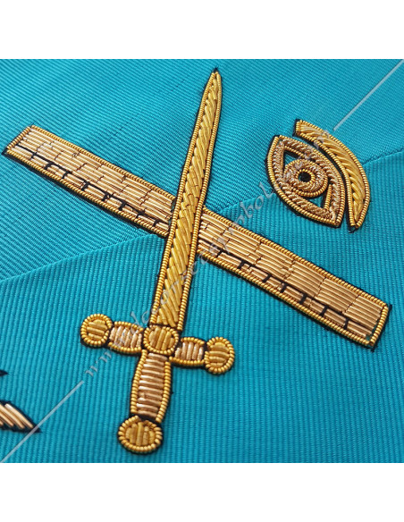 SRF006B-sautoirs-officiers-grands-experts-rite-francais-groussier-maconniques-cordons-loges-accessoires-outils-fm-cadeaux