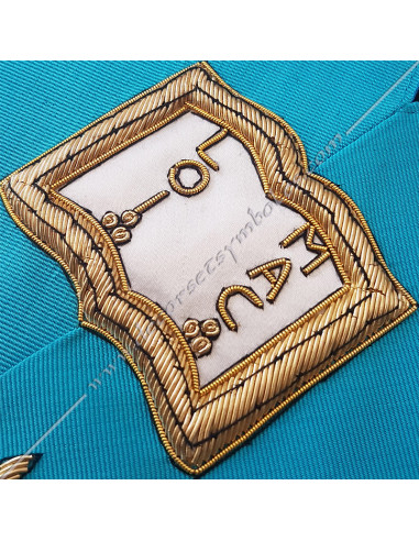 Masonic collar Orator French Groussier Rite with book Loi Mac