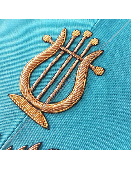 SRF071B-collars-officers-master-music-columns-harmony-masonic-french-groussier-rite-lyre-accessories-fm-tools