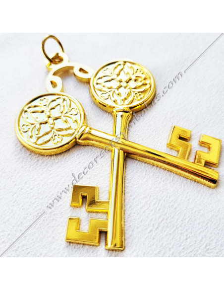 BCH116-bijoux-maconniques-tresoriers-rite-francais-memphis-reaa-rer-cles-tresors-accessoires-outils-fm-loges