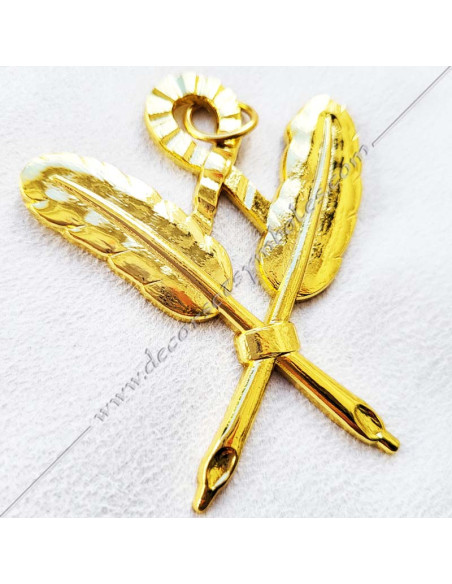 BCH115-bijoux-maconniques-secretaires-rite-francais-memphis-reaa-rer-accessoires-outils-fm-loges-decors