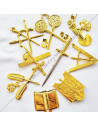 ENSB109-pack-nine-sets-9-officers-masonic-jewellery-gold-lodges-collars-accessories-tools-gifts