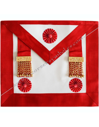 TRA049R-maitres-tabliers-ecossais-reaa-rosaces-cocardes-rosettes-rouges-breloques-pendeloques-pampilles-maconniques-or-fm