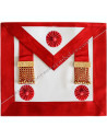 TRA049R-masters-aprons-scotish-reaa-roundels-rosettes-red-breloques-pendants-pampilles-masonic-gold-fm