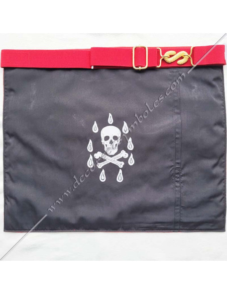 TRA337R-ecossais-reaa-maconniques-tabliers-decors-reaa-accepte-compas-or-fm-fm-equerre-delta-bracelets-bagues