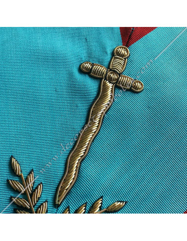 SRA002-Masonic-Regalia-Officer-Roofer-Collar-AASR-Ancient-and-Accepted-Scotish-Rite-with-crossed-acacia-fm-branches