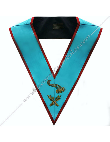 SRA167R-maitres-banquets-cornes-abondances-sautoirs-maconniques-reaa-cordons-decors-fm