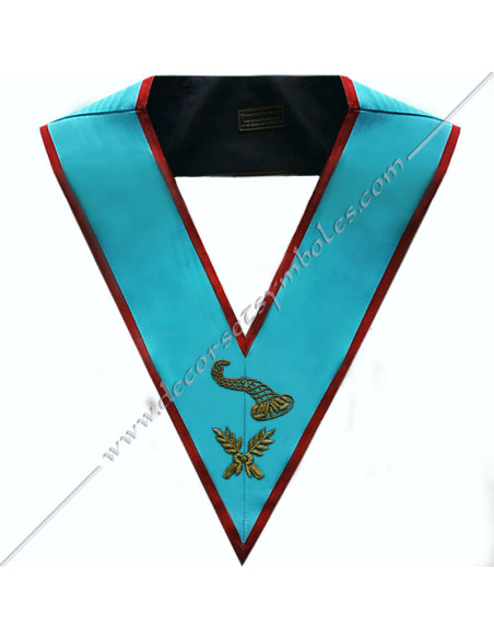 SRA167R-maitres-banquets-cornes-abondances-sautoirs-maconniques-reaa-cordons-decors-fm