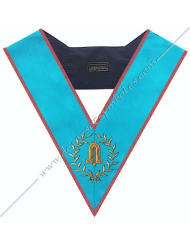 SRA015R-seconds-2nd-collars-ashes-masonic-guards-officers-aasr-reaa-perpendicular-verticality-plumb-line-fm