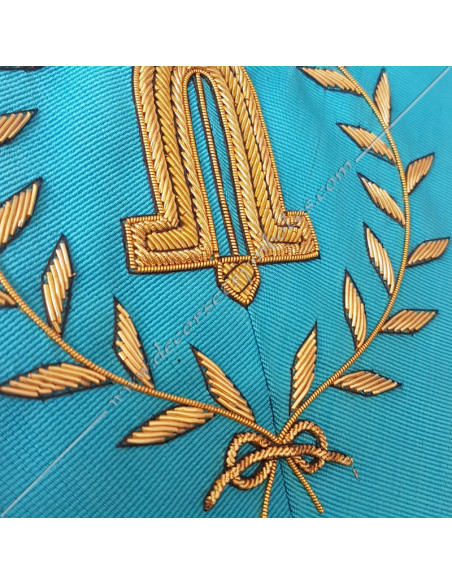 SRA015R-seconds-2nd-collars-ashes-masonic-guards-officers-aasr-reaa-perpendicular-verticality-plumb-fm-line