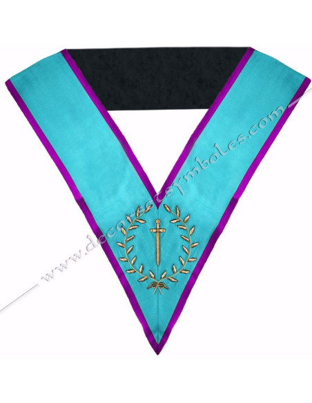 SRM002P-couvreurs-cordons-maconniques-officiers-sautoirs-epee-acacia-couronnes-memphis-misraim-venise-decors-fm