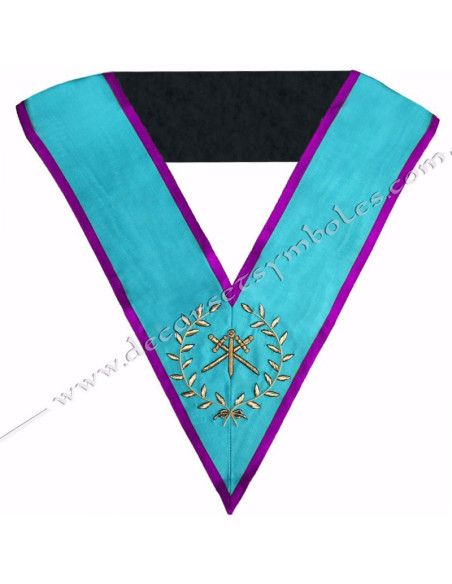 SRM019P-epees-canne-croisees-sautoirs-cordons-maitres-ceremonies-maconniques-officiers-memphis-misraim-fm