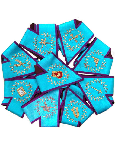 ENSRMM210-sets-packs-10-ten-officers-collars-memphis-misraim-venice-decorations-masonic-tools-fm