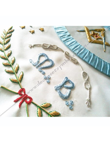 TRFM010C-french-modern-rite-philosophical-decorations-masonics-fm-masters-aprons-rituals-lodges-tools