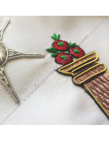 TRFM038C-mosaic-pavement-masonic-aprons-masters-french-modern-decorations-lodges-fm-columns-moon-sun