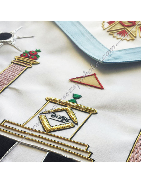 TRFM038C-mosaic-pavement-masonic-aprons-masters-french-modern-decorations-fm-lodges-columns-moon-sun