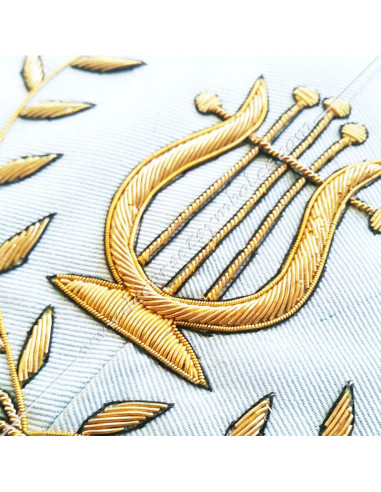SRFM072C-music-masters-sashes-masonic-officers-collars-modern-french-lyres-gloves-jewels-fm-tools