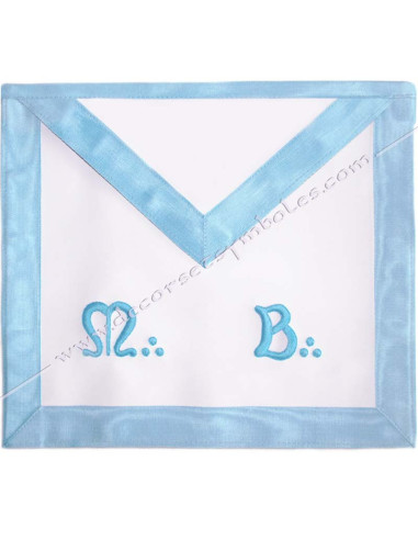 TRFM040C-french-modern-rite-masters-aprons-maconic-letters-m-b-accessories-tools-decorations-symbols-fm