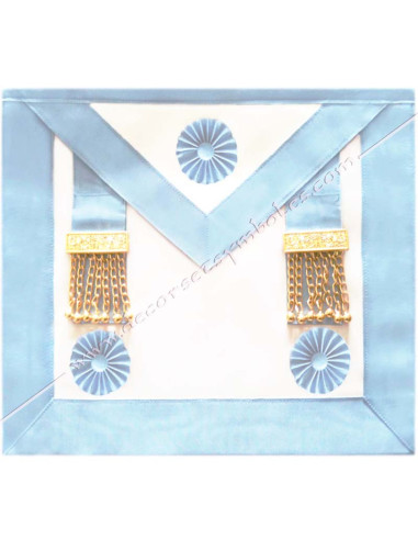 TRE049C-rosettes-pendants-pampilles-aprons-masonic-masters-rite-french-modern-rer-philosophic-gloves-fm
