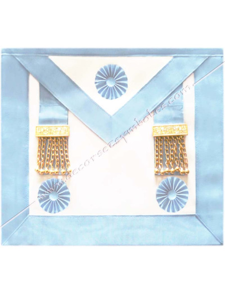 TRE049C-rosettes-pendants-pampilles-aprons-masonic-masters-rite-french-modern-rer-philosophic-gloves-fm