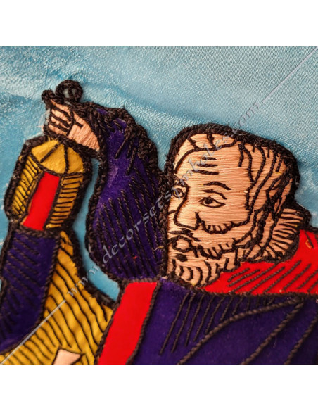 BAN020-maconic-banner-lodges-peronnalized-white-masonry-decorations-symbols-signs-hand-embroderies-royal-fm-art