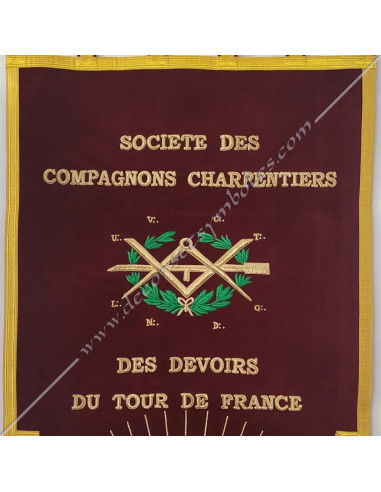 BAN050-colours-banners-masnnics-companions-tour-france-decorations-tools-fm-accessories-gloves-jewels