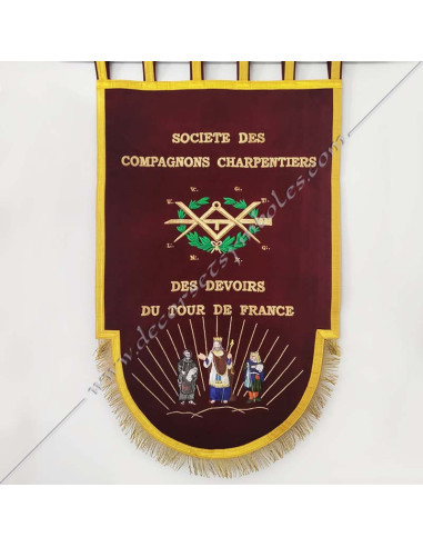 BAN050-couleurs-bannieres-maconniques-compagnons-devoirs-charpentiers-tour-france-decors-outils-accessoires-fm