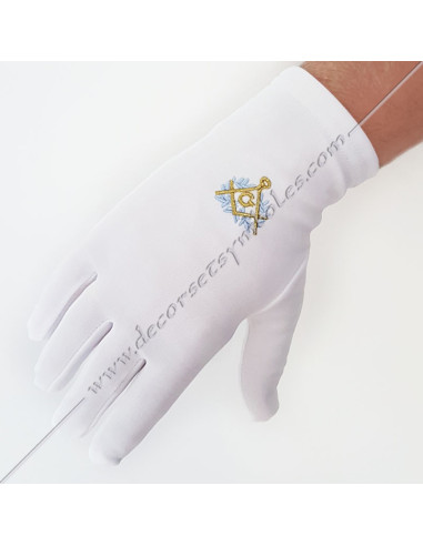 GCB070-white-masonic-gloves-embroideries-square-compass-gold-acacia-blue-ceremony-clothes-fm-cotton-nylon
