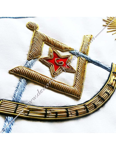 TRFT050C-french-traditionnal-aprons-worshipfuls-masters-decorations-masonic-meetings-fm-ceremonies-symbols