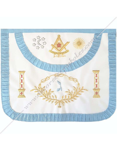TRFM489C-guimel-french-modern-masonic-aprons-worshipfuls-masters-decorations-accessories-sri-lodges-columns-fm