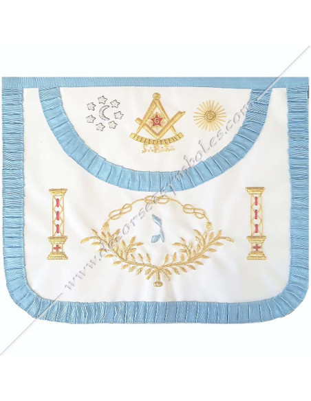TRFM489C-guimel-french-modern-masonic-aprons-worshipfuls-masters-decorations-accessories-sri-lodges-columns-fm
