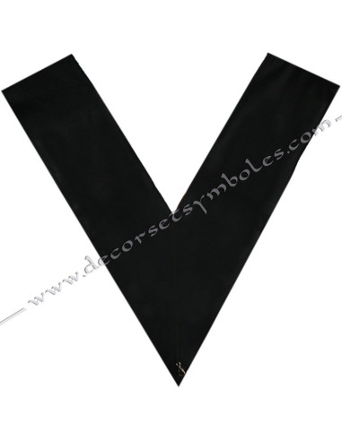SRFT004C-officers-secretaries-traditional-french-collars-sashes-masonic-ribbons-fm-acacia-feathers-tools