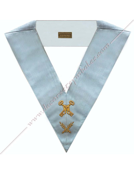 SRFM001C-treasurers-masonic-collars-sashes-french-modern-philosophical-rituals-lodges-accessories-tools-fm