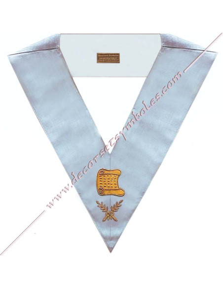SRFM002C-architects-collars-sashes-french-modern-masonic-books-acacia-accessories-ribbons-tools-fm