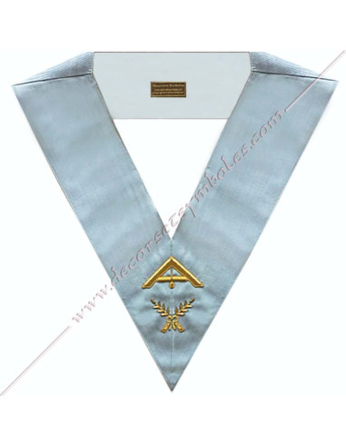 SRFM007C-first-1st-guards-masonic-collars-sashes-french-modern-rite-level-acacia-accessories-tools-fm