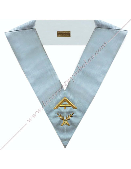 SRFM007C-first-1st-guards-masonic-collars-sashes-french-modern-rite-level-acacia-accessories-tools-fm