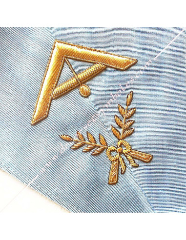 SRFM007C-first-1st-guards-masonic-collars-sashes-french-modern-rite-level-acacia-accessories-fm-tools