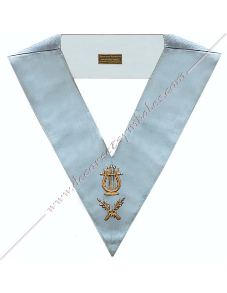 SRFM071C-masters-music-columns-harmony-collars-sashes-officers-french-modern-lyre-tools-accessories-fm
