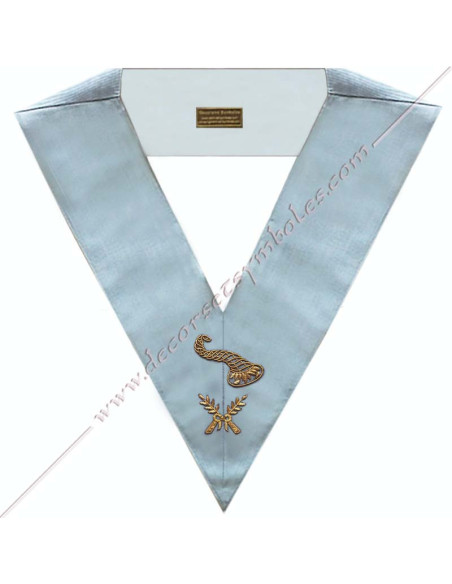 SRFM167C-masters-banquets-masonics-collars-sashes-french-modern-abundance-horns-cornucopia-officers-fm