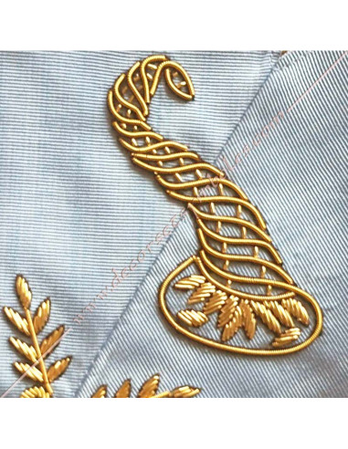 SRFM167C-masters-banquets-masonics-collars-sashes-french-modern-abundance-horns-cornucopia-fm-officers