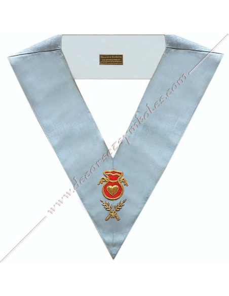 ENSRFM110C-sets-packs-10-ten-collars-sashes-masonic-french-modern-philosophical-officers-tools-accessories