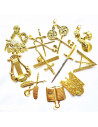 ENSB111-sets-packs-11-eleven-gold-masonic-jewellery-officers-loges-collars-sticks-gifts-tools
