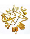 ENSB110-pack-sets-10-dix-masonic-jewellery-officials-officers-lodges-workshops-collars-sashes-gold-tools-accessories