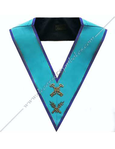 SRM101B-treasurers-misraim-collars-sashes-masonic-officers-venice-decorations-egyptians-keys-fm