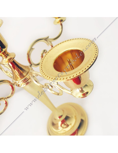 OUT072-masonic-white-chandelabras-gloves-5-five-branches-arms-decorations-fm-lodges-accessories-symbols
